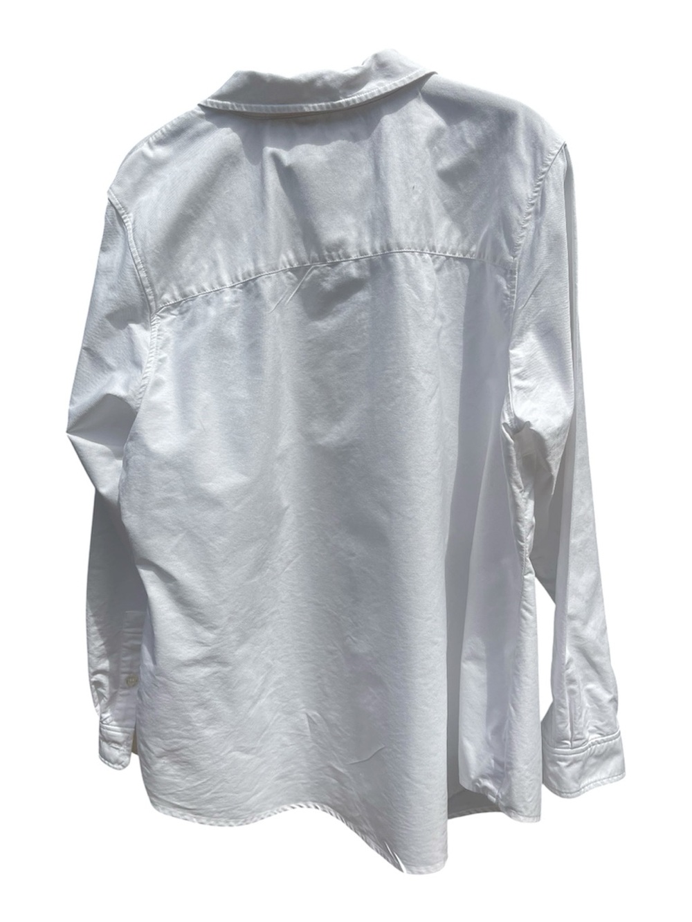 Wildfang x Peanuts Long Sleeve Oxford Button-Up Shirt, Creamy White, 1X - Picture 8 of 11